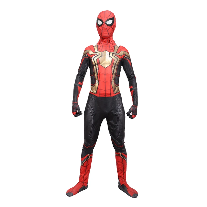 スパイダーマン フルボディコスチューム　コスプレ　スーツ 高品質 大人用コスチューム スーパーヒーロー ジャンプスーツ メンズ