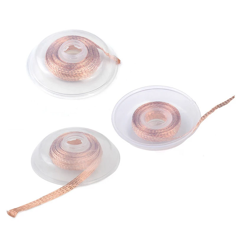 1PC 3.0mm 1.5M 3.0M Desoldering Braid Solder Remover Wick Wire Repair Tool New