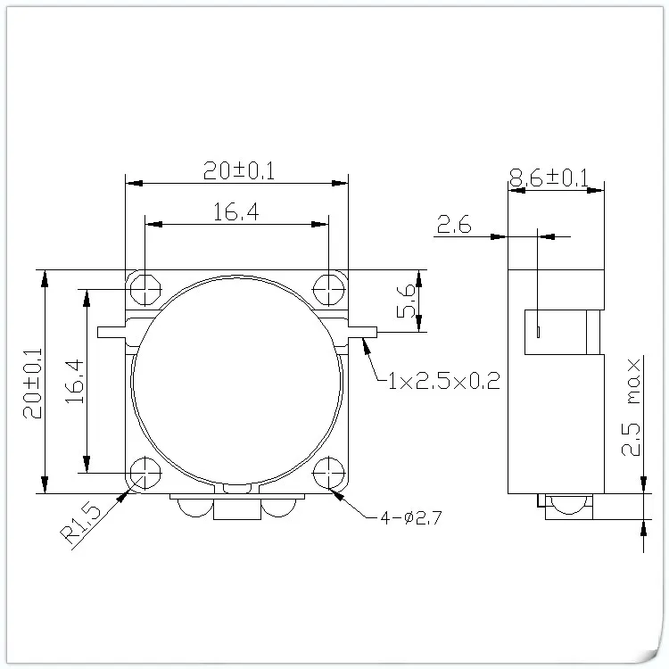 clockwise RFTYT WG2020X-1 2400-2500MHz  151012342 RF microstrip line isolator 2.4GHz