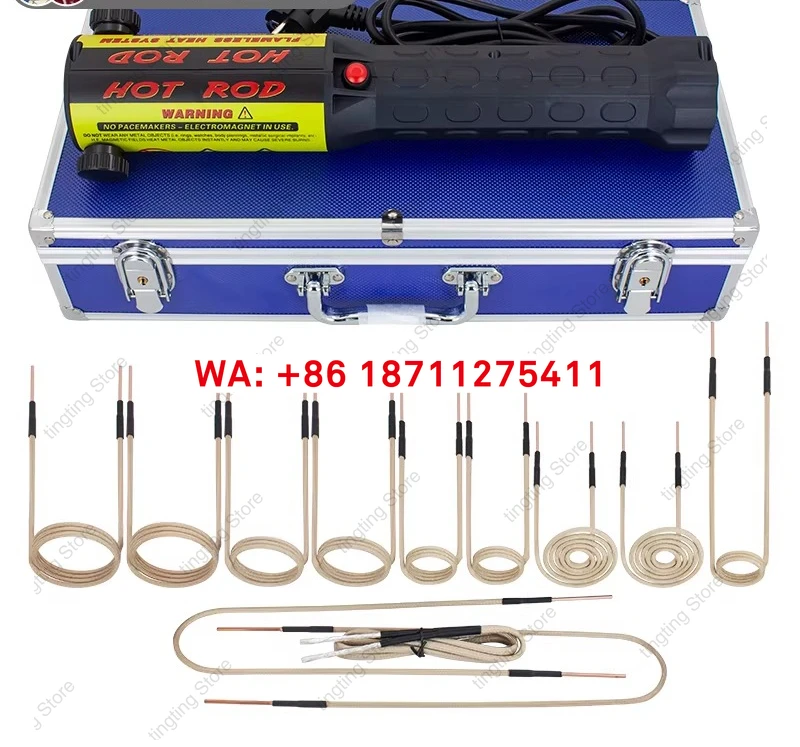1100W small rusty screw heater handheld induction electromagnetic disassembly screw bolt heating steel