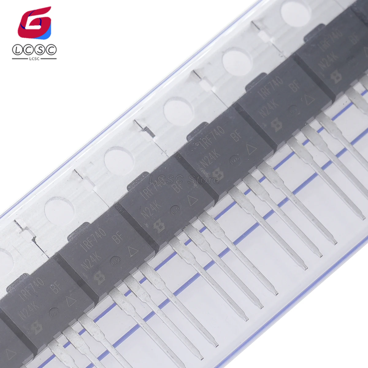 10Pcs/Lot Original IRF740 MOSFET 400V 10A 125W Transistor N-Channel TO-220AB IRF740PBF