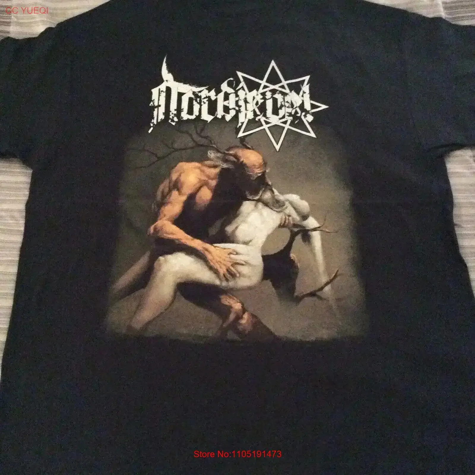 NORDJEVEL Funeral T Shirt XL Azarath The Chasm Inquisition Urgehal Urfaust vintage Washed graphic designer clothes Unisex