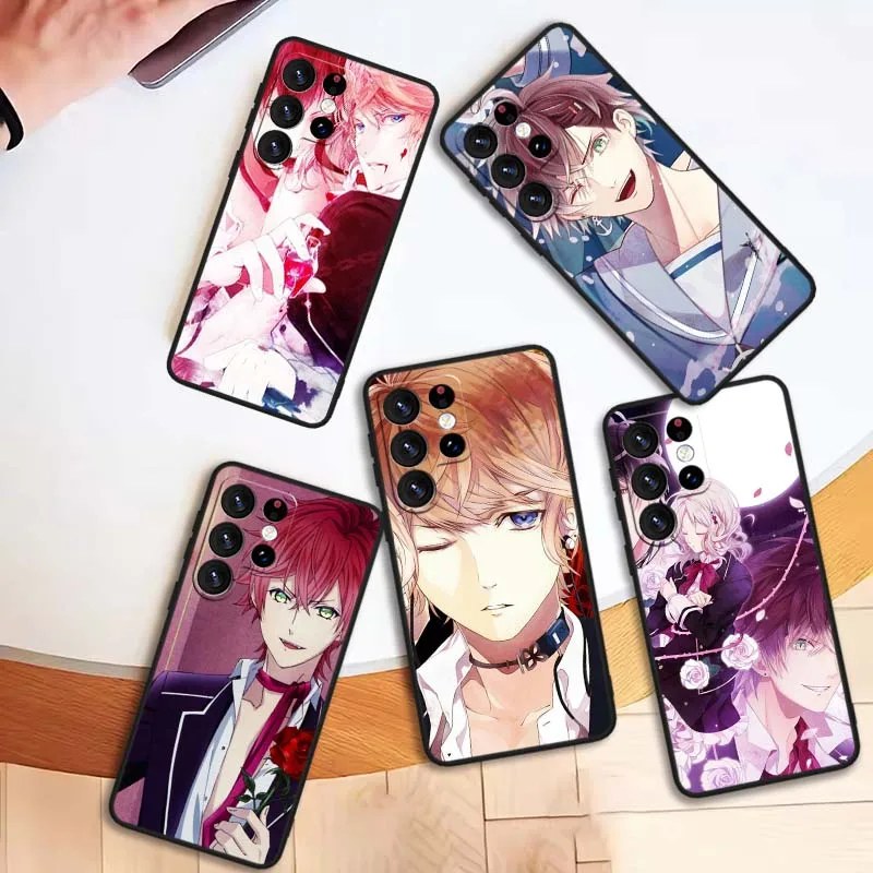 Ayato Sakamaki Anime For Samsung Galaxy S26 S25 S24 S23 S22 S21 FE Plus Ultra Edge Lite Lite Black Phone Case