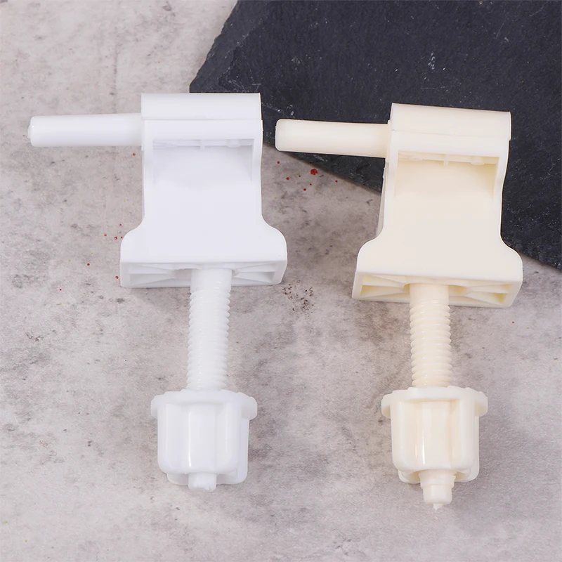 New【Toilet S-eat Hinge Replacement Kit Toilet Lid Accessories Fixed Screws Nut Toilet Cover Hinges For Most Toilet Seats】