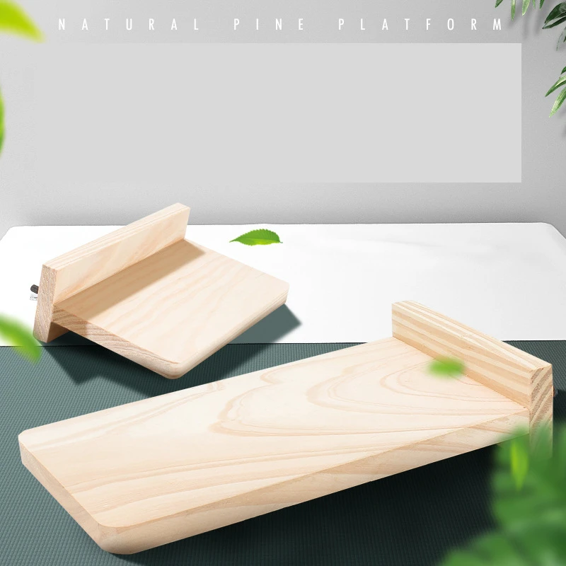 Bird Perch platform flat Stand Beak Paw Grinding wood for Parrot Parakeet Cockatiel Lovebird Conure Finch Budgie