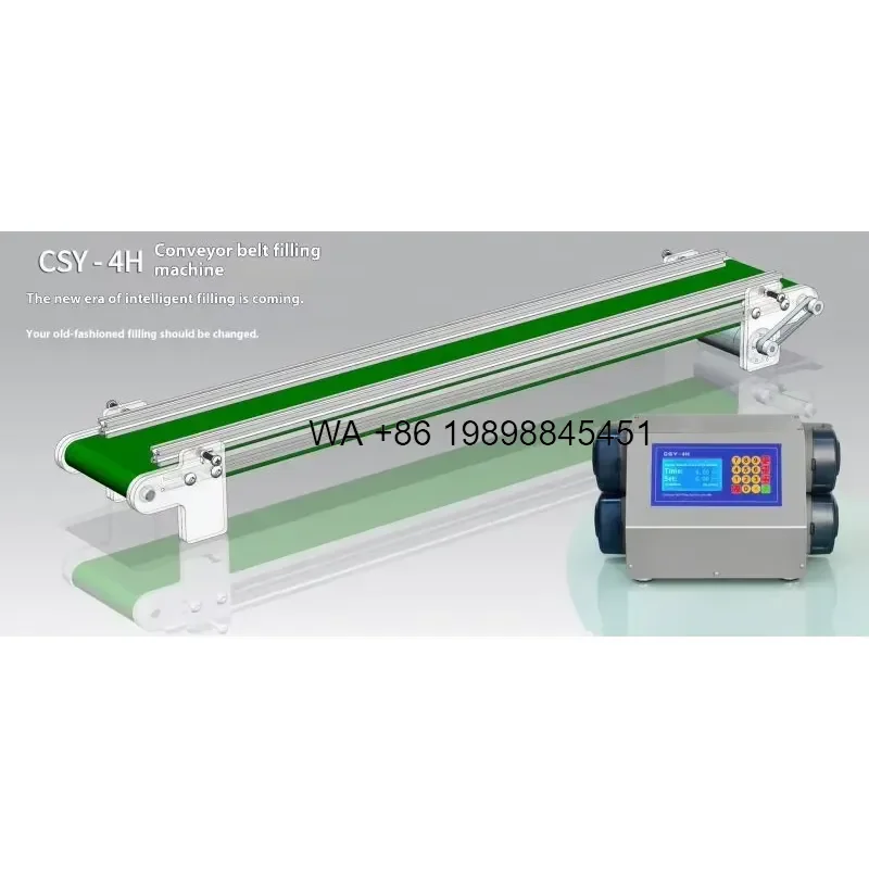 Wmwmnu 4 Head Assembly Line Conveyor Belt Filling for Four Head Small White Wine Liquid Automatic Canning Conveyor