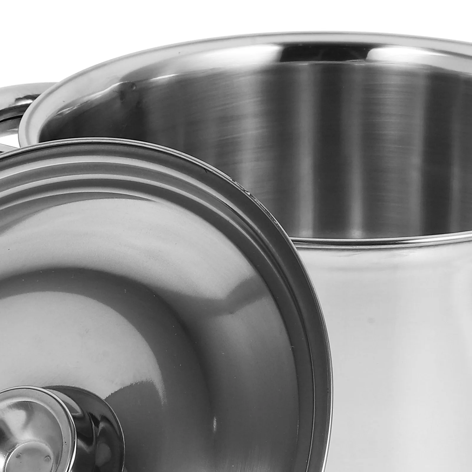 

Extra Thick Stainless Steel Stew Pot 20L Large Capacity Soup Cooking Bucket With Lid Energy Efficient Multi-Functional Kitchen
