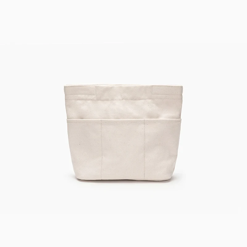 Canvas bag Large capacity liner bag Middle bag Multi bag design Finishing lining Cosmetic storage bag support