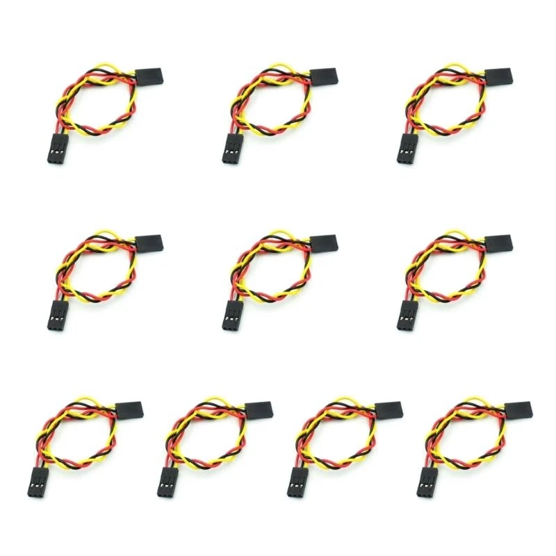 10pcs 2,54 мм разъемы Кабель Set 22AWG 3/4/6/8P для звуковых систем и энтузиастов электроники 20 см 20 см.
