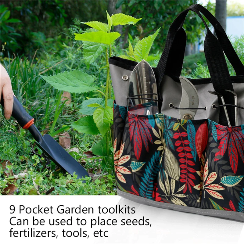 Borsa per attrezzi da giardino Borsa per attrezzi da giardinaggio Borsa per attrezzi da giardino multitasca per esterni Borsa per organizer Borsa per attrezzi manuali compatta per giardinieri