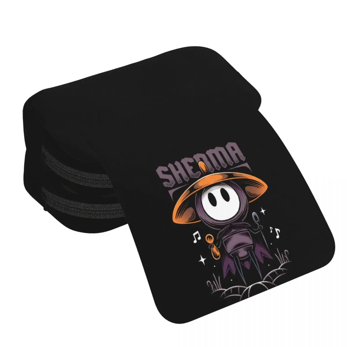 Double Clamshell Pen Case Hollow Knights Silksongs Pencilcases Pen Box for Student Pencil Bags Students School Gifts Accessories