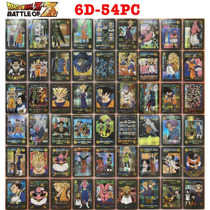 Anime Dragon Ball DIY ACG Tabletop Battle Game Laser Cards krillin Android 18 Toys for boys Collectible Cards Birthday Present