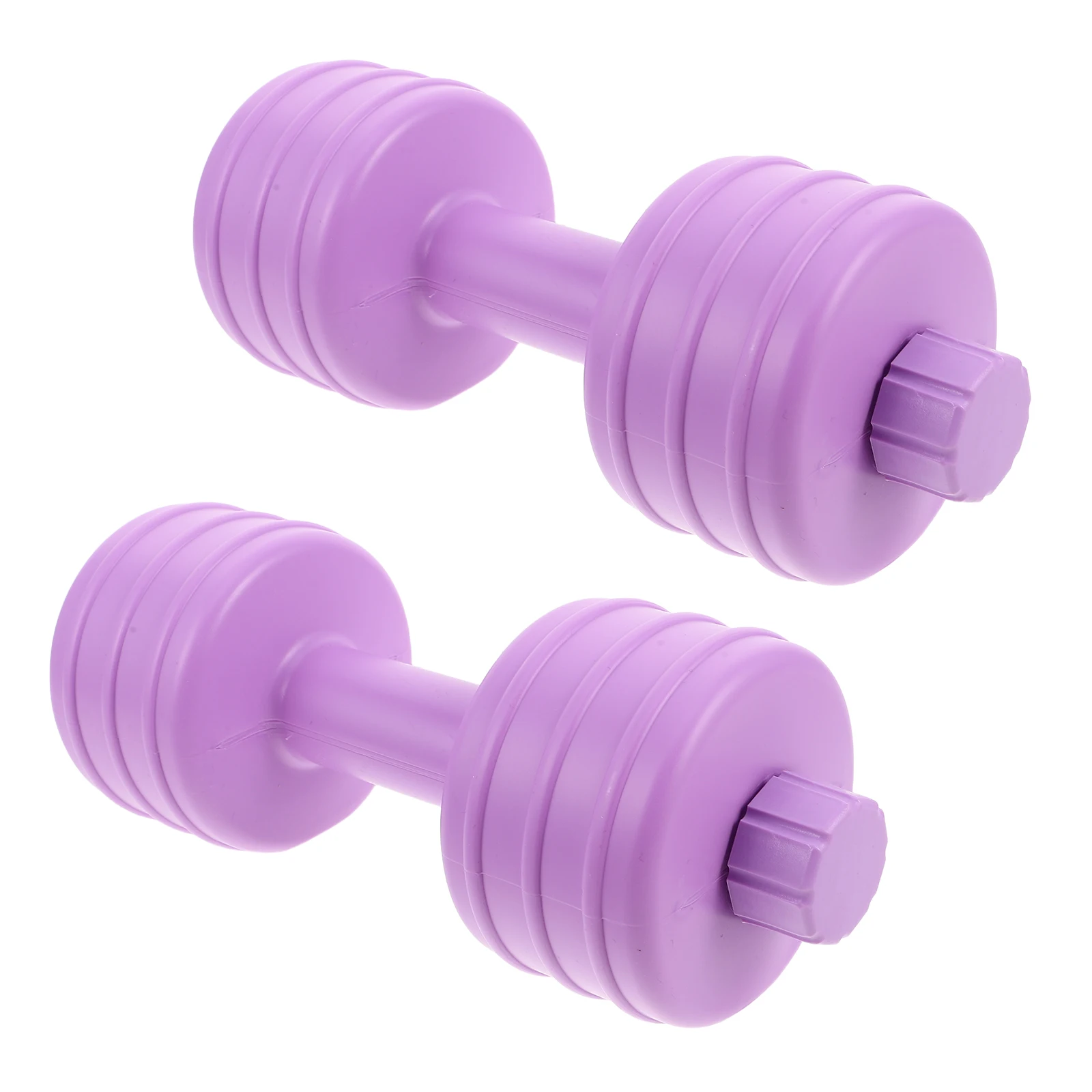 

2Pcs Dumbbells Shaped for Women Lightweight Portable Sports Ladies Water Bottle Body Shaping Aid Plastic Bottle