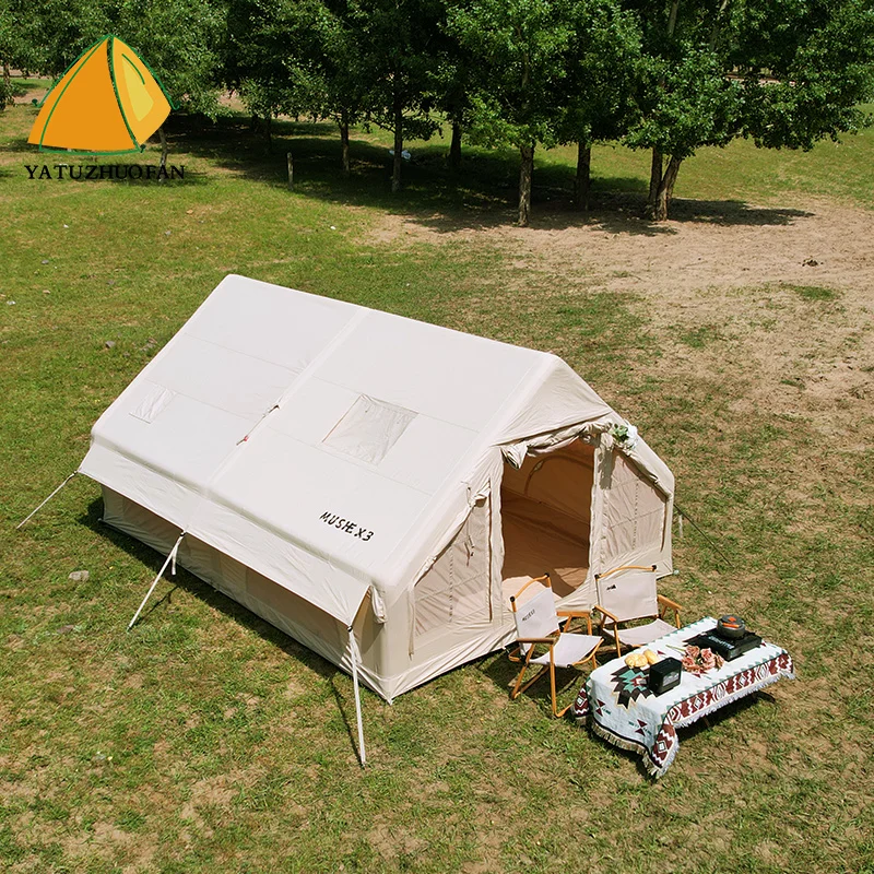 Portable Camping Tent - Inflatable Outdoor Air Tent, Waterproof, Compact for Backpacking and Outdoor Travel.