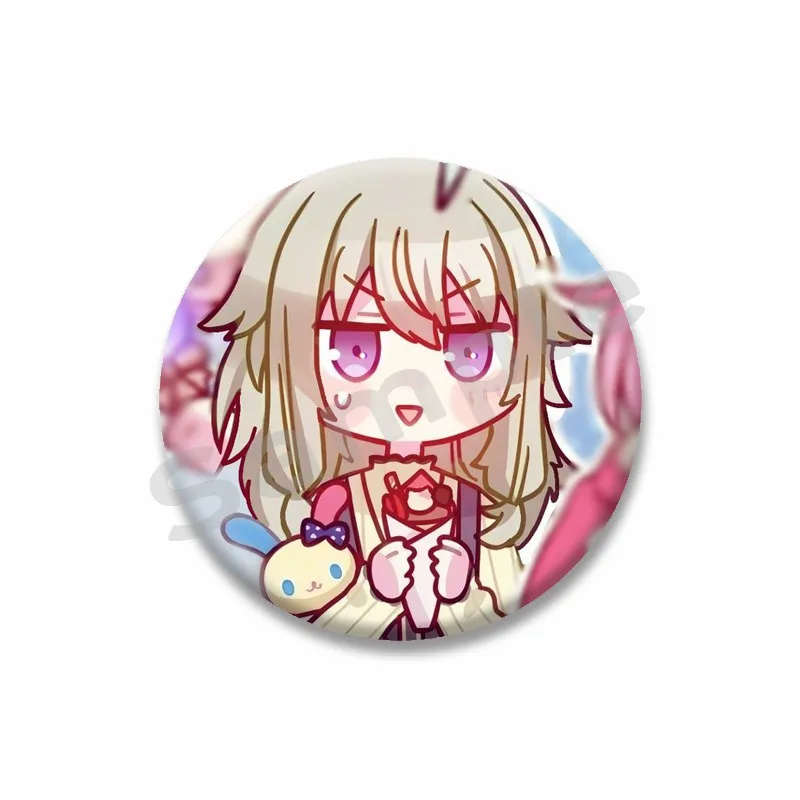 Cute Cartoon Idol Kusanagi Nene Soft Button Pin Project Sekai Colorful Stage Brooch Bag Hat Shirt Badge Jewelry Gifts for Friend