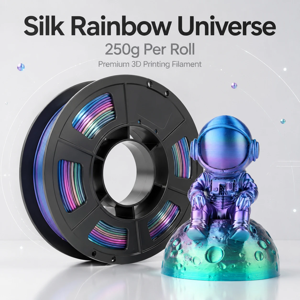Silk PLA 3D Printer Filament Cosmic Forest Theme 1.75mm Shiny Metallic Texture 3D Printing Consumables For FDM Desktop 3D Printe