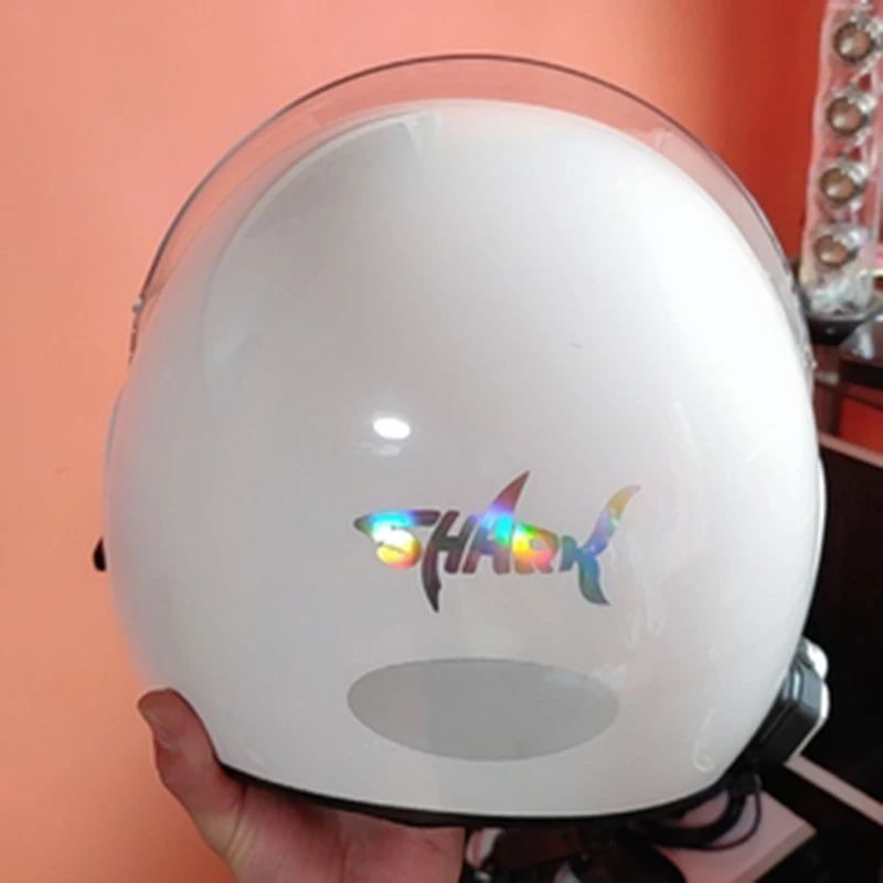 SHARK Decalcomanie riflettenti per casco da motociclista Adesivo per decorazioni per finestre per auto Accessori per automobili