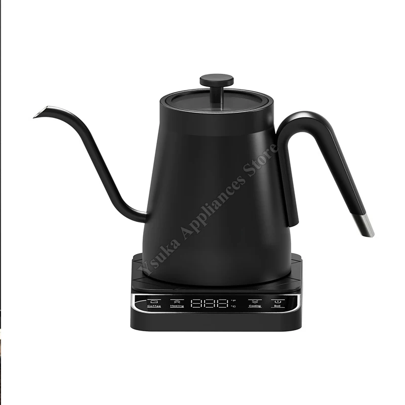 Coffee Pot Intelligent Electric Kettle Slender Mouth Gooseneck Temperature Control Hand-washed Constant Temperature Kettle
