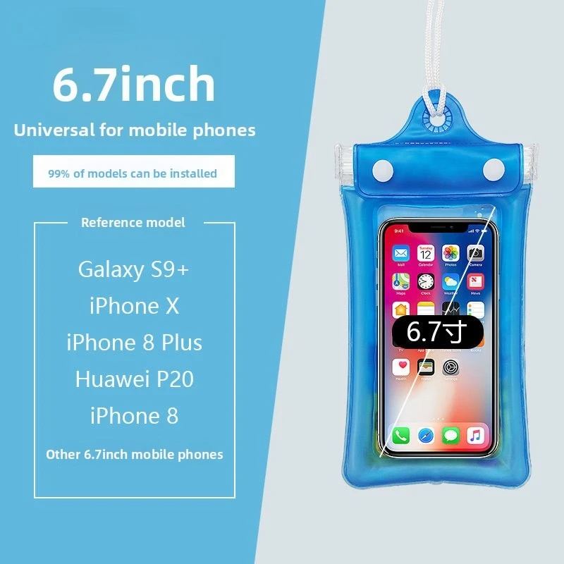 High Transparency Waterproof Bag Sensitive Touch Screen Mobile Phone Case Outdoor Swimming