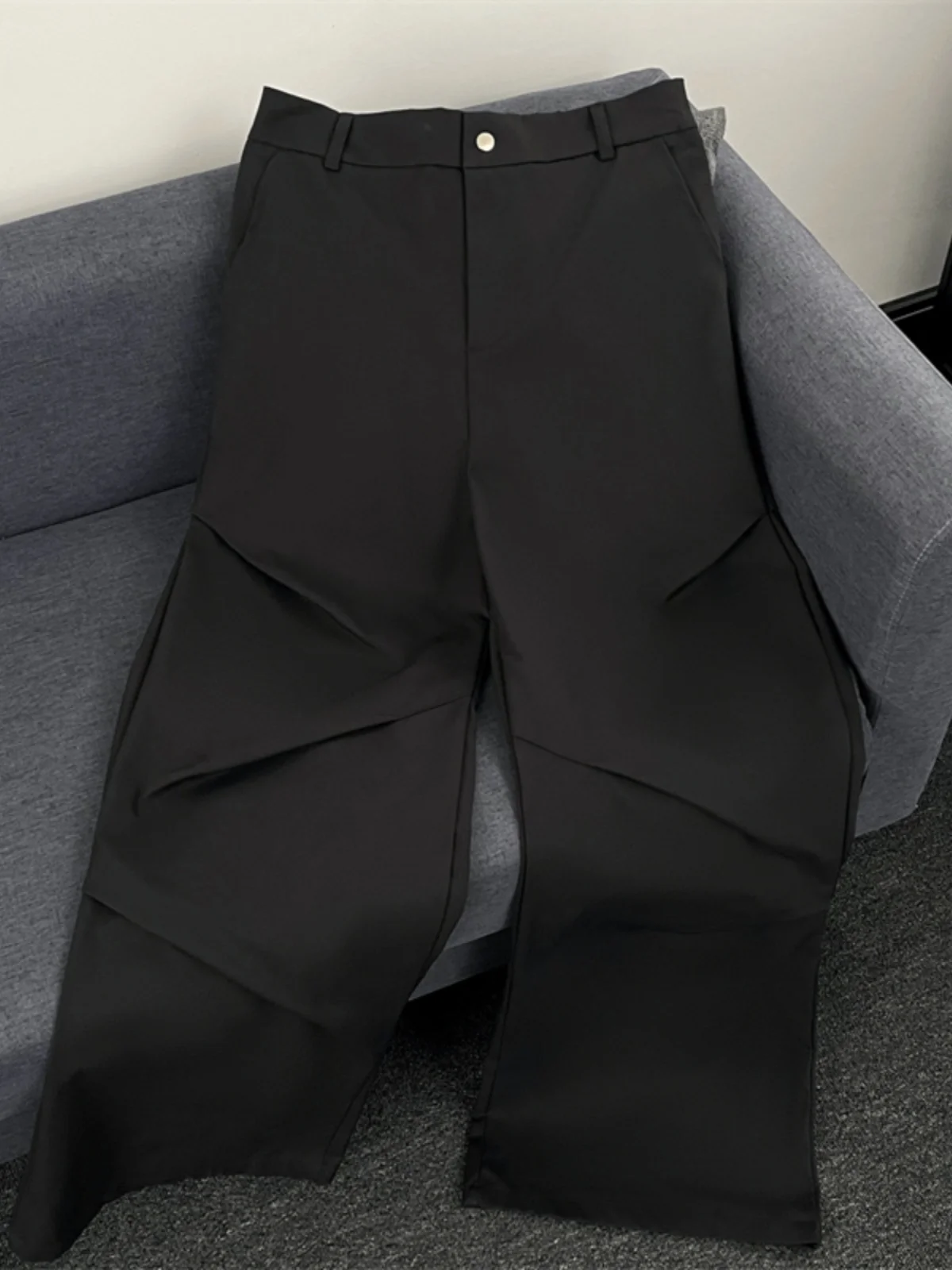 

Cleanfit American Sle Casual Men's Trousers Spring Trendy Loose Wide Leg Long Pants Iron-Free Procing Youth Sle