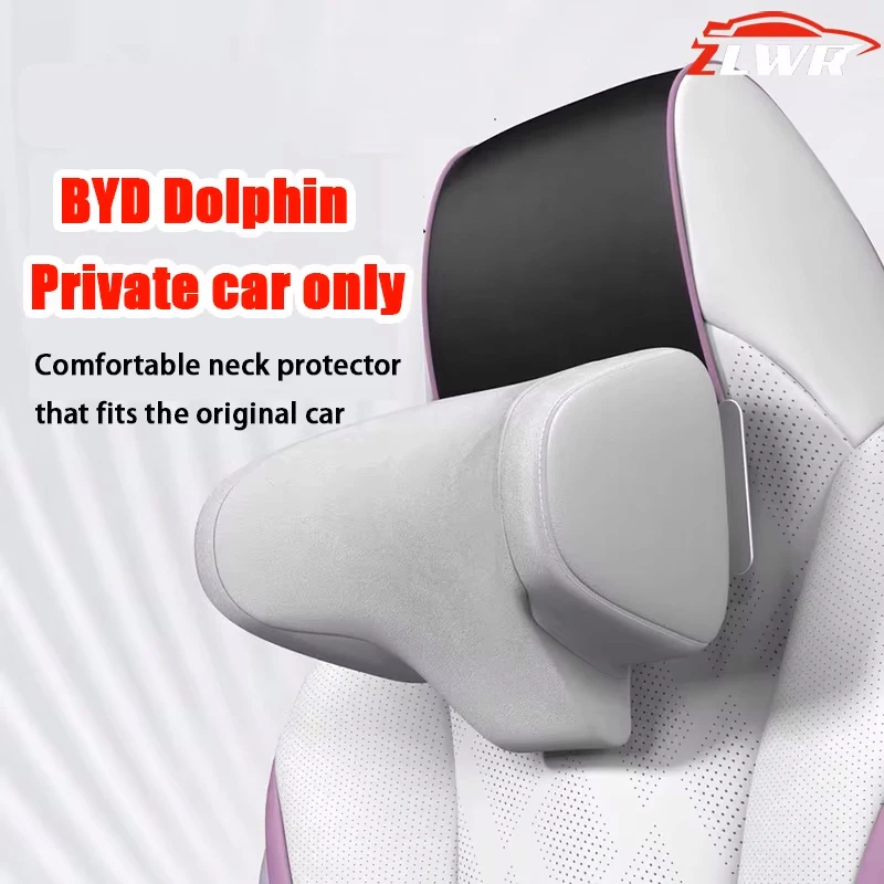 

ZLWR BYDdolphin special original car headrest car memory foam adjustable neck pillow, BYD equipment, auto accessories, BYDdolphi