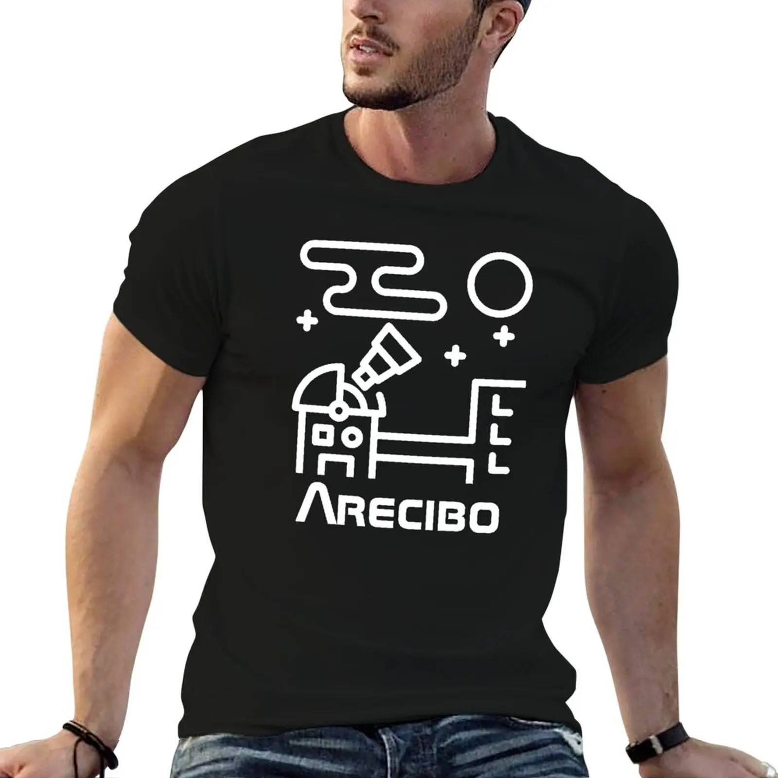 arecibo observatory T-Shirt blacks shirts graphic tees plain t shirts men