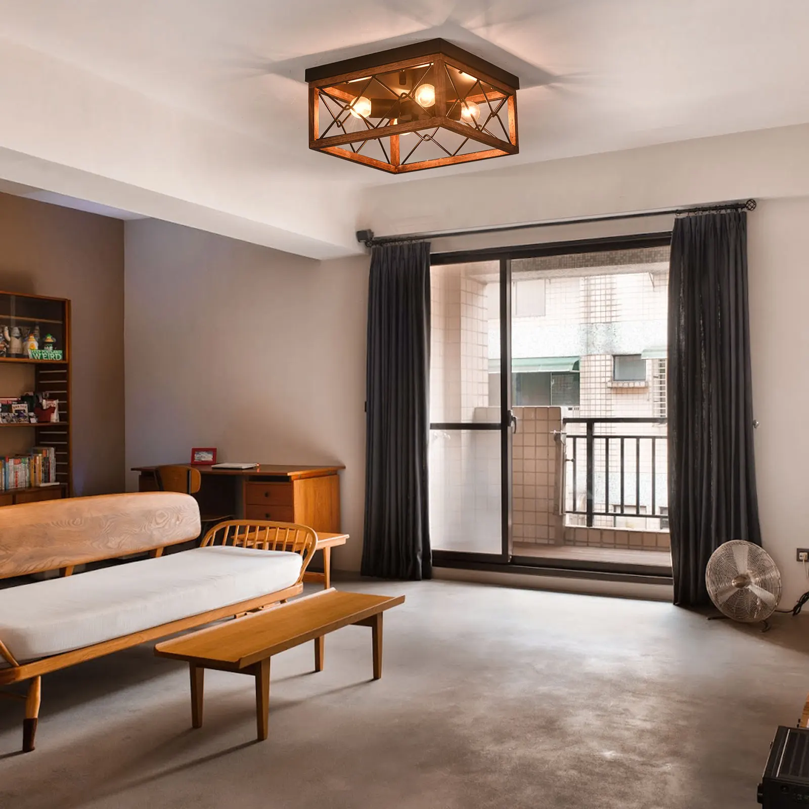 Modern Dining Room Chandelier Light Fixture Rustic Pendant Lamp Ceiling Lighting