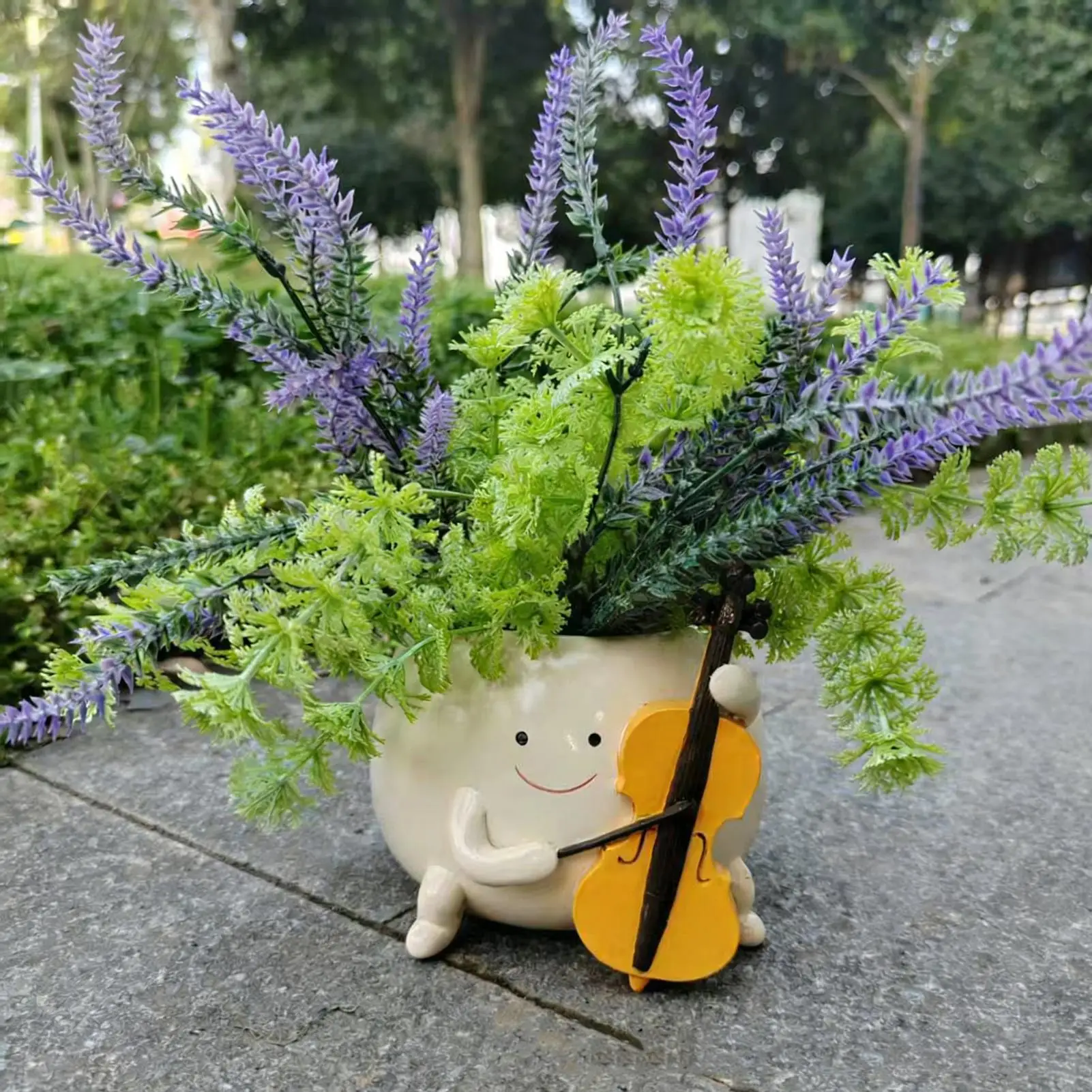 

Pots For Plants Smiling Face Desk Flowerpot Cute Plant Pots For Desktop Windowsill Bedroom Living Room Apartment Outdoor Desk