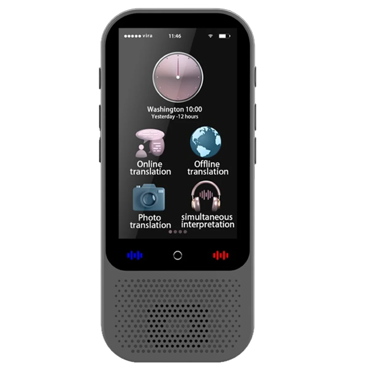 AD41-S80 Pro AI อุปกรณ์แปล Real Time Smart Voice Photo Translator 138 ภาษา 18 ออฟไลน์แบบพกพา