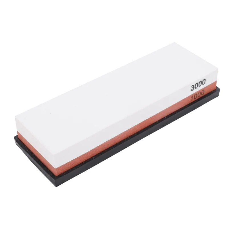 

Household Knife Sharpening Stone White Corundum Whetstone With Base 1000 Grit 3000 Grit