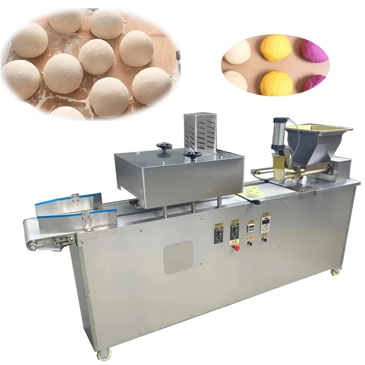 Automatic 100-200 Kg/H Bread Pizza Dough Ball Moudler Cutting Machine Dough Divider Rounder Machine