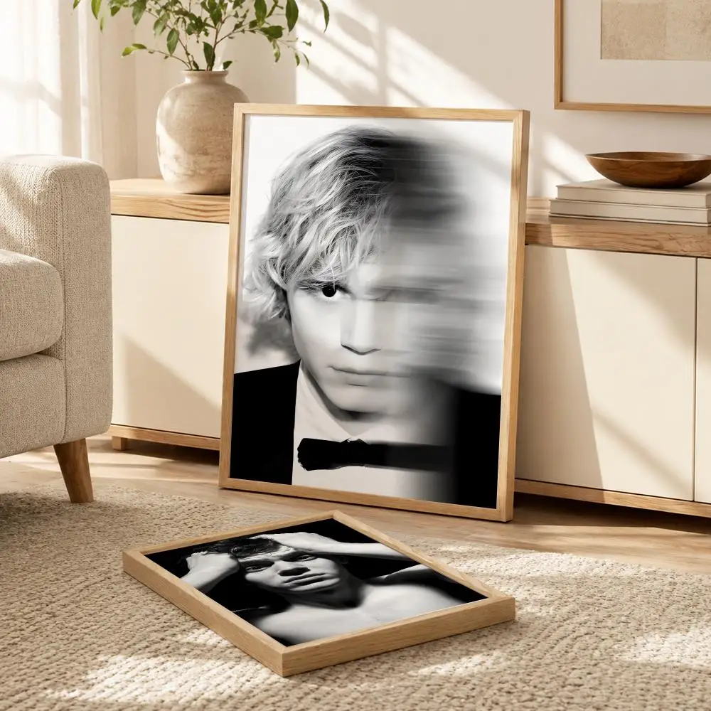 E-Evan Peters Poster Modern PP Paper Wall Decorative for Cafe Office Bar Home Wall Decor Gift