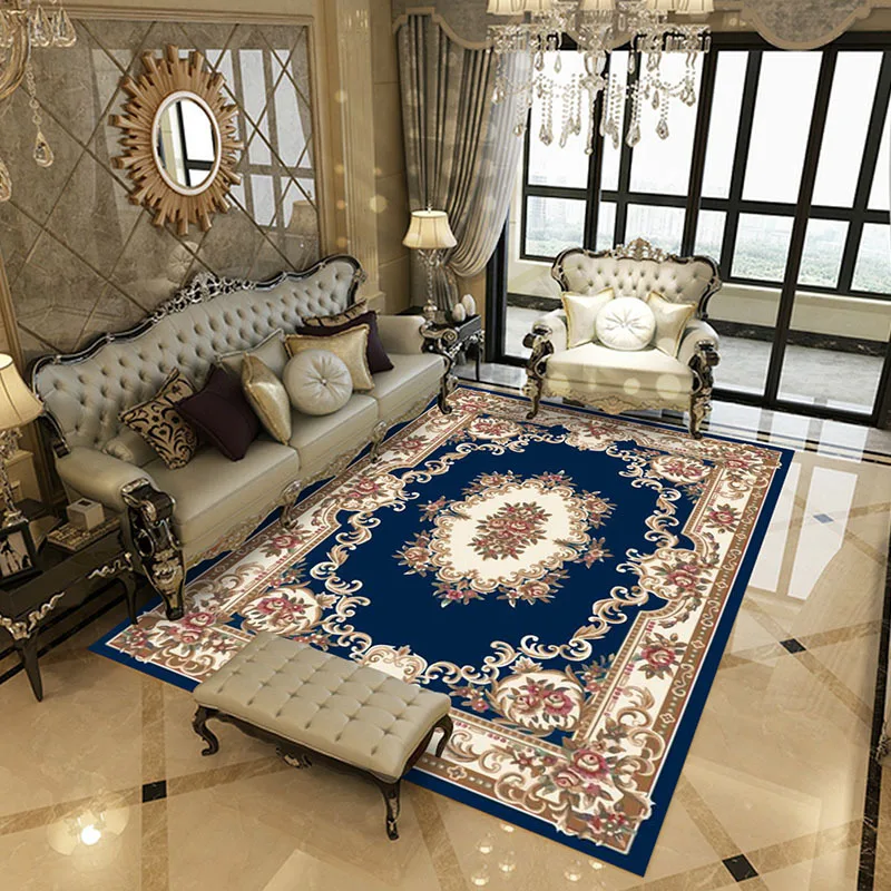 Classical European Living Room Carpet 200×300 Retro Bedroom Carpet Rug Persian Decor Home hotel Hall Floor Mat Non-Slip Area Rug