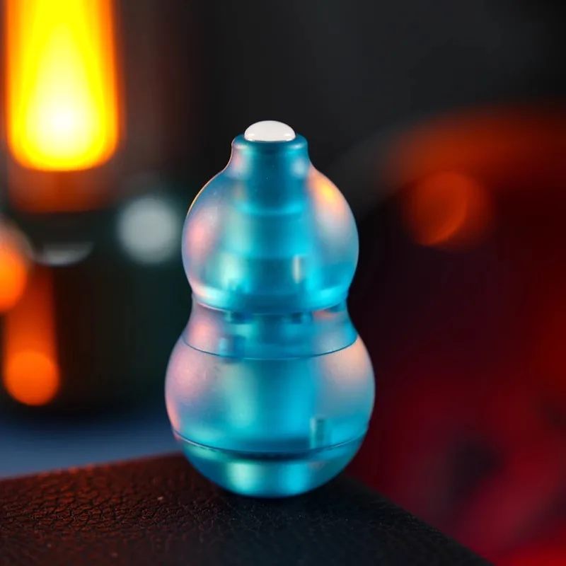 Magnetic Push Coin Clicker Calabash Haptic Coin Push Card Mechanical Slider EDC Stress Reducing Toys Ratchet Wheel Antistresse