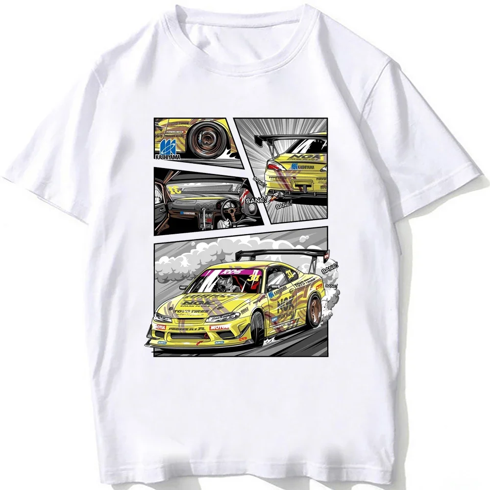 

Legend Silvia S14 Kouki Zenki Silvia S13 S15 Drift King T-shirt New Japan Art Men Short Sleeve JDM Sport Anime Cartoon Boy Tees