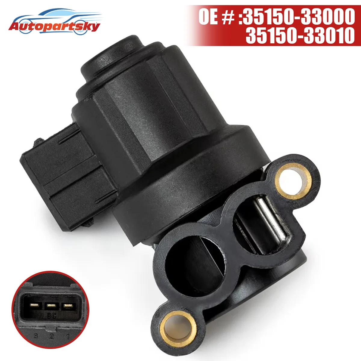 35150-33000 35150-33010 Idle Air Control Valve for HYUNDAI SONATA 2.4L 2.5L 2001 SANTA FE 2.4L 2.7L fe KIA OPTIMA 2.4L 2IAC55