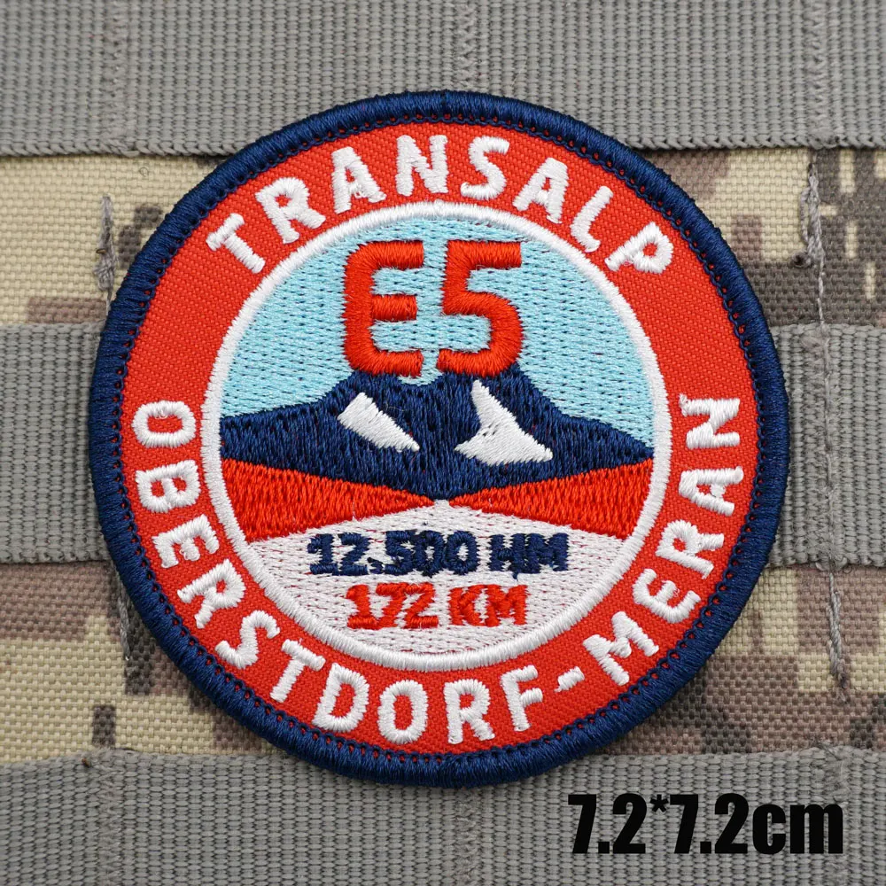 AA19-2,AA27-2  transalp dberstdorf-meran EMBROIDERY PATCH