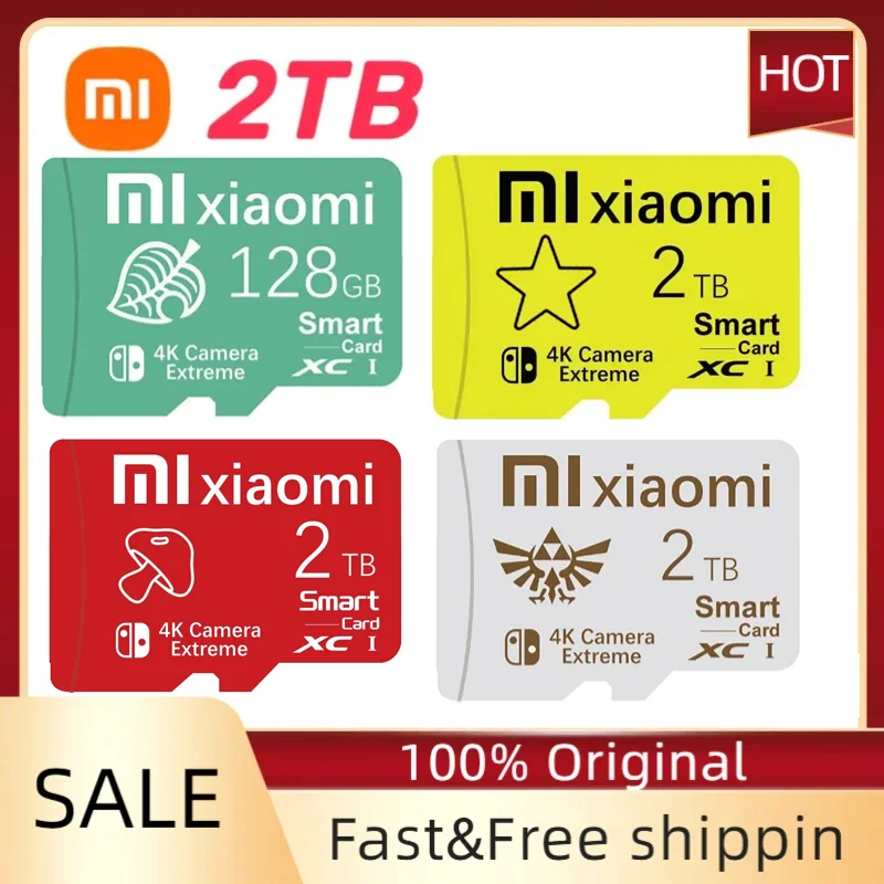 Original Xiaomi 1TB Micro SDxc Memory Card TF/SD Card 128GB 256GB 512GB Mini Memory Card Class10 For Nintendo Switch Camera