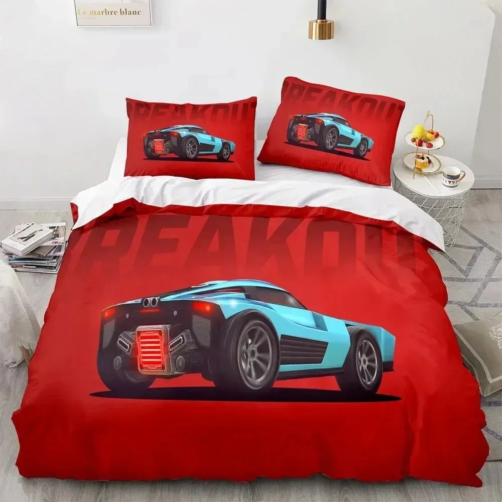 

Sports Car Bedding Set For Bedroom Soft Modern Bedspreads Comefortable Kids Duvet Cover Quilt Cover And Pillowcase
