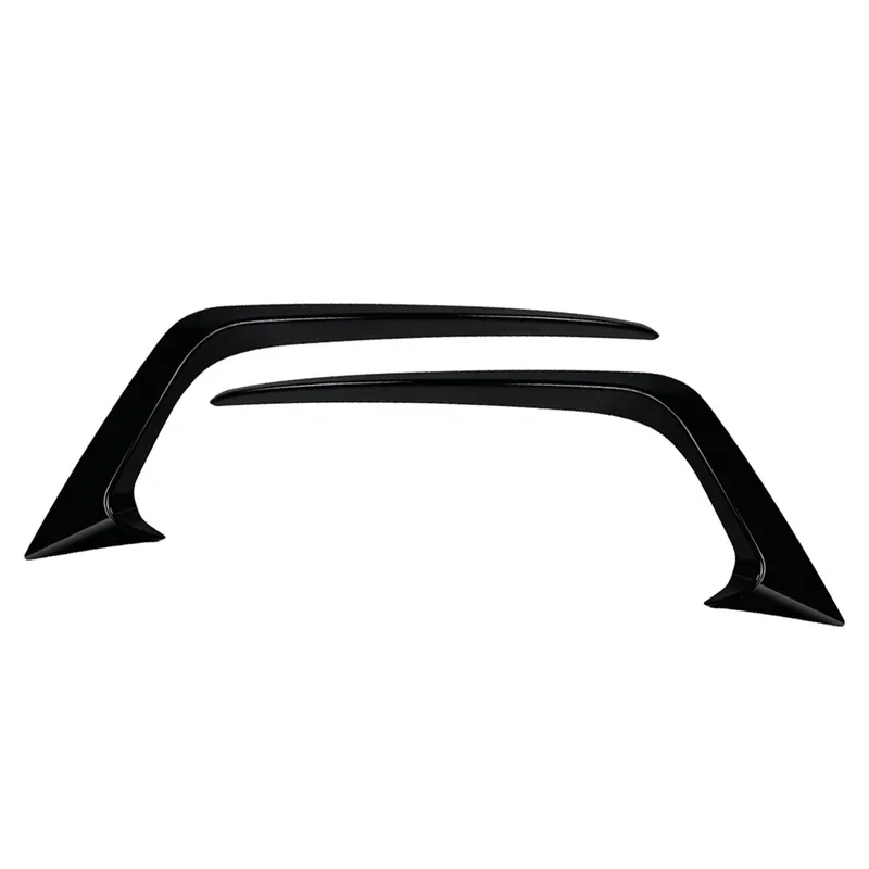 Car Front Bumper Side Splitter Spoiler Decoration Trim For Ford Fiesta ST MK6 B-Max 2012 2013 2014 2015 2016 2017 view 4