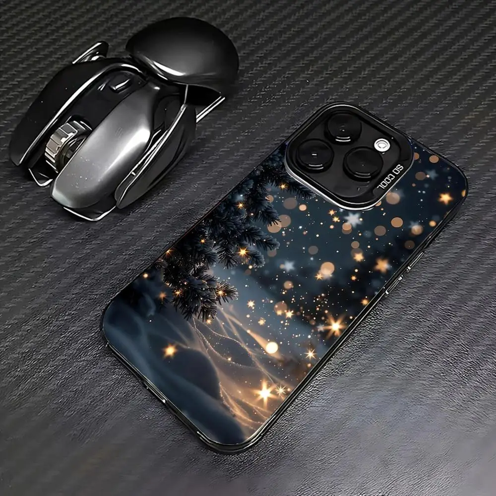 

Snow scene at night Phone Case case for iPhone17 16 15 14 13 12 11 Pro/ Max/Plus shock-proof rear cover anti-fingerprint