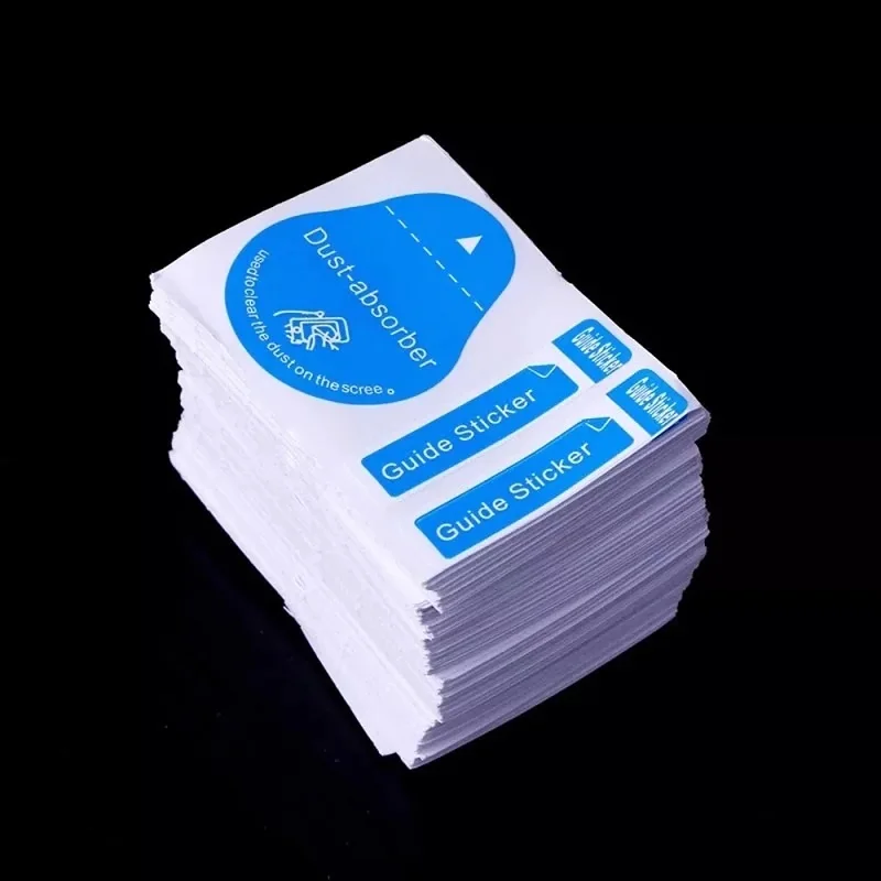 200PCS Dry Wipes Paper Removal Dust Absorber Sticker Camera Lens Phone LCD Watch Screen Protector Cleaning Accessories Tools