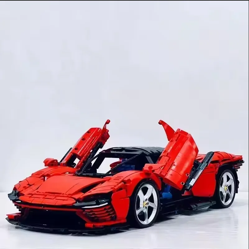 Blocs de construction de modèle de supercar Daytona SP3, 3778 pièces, jouets de voiture de Sport pour enfants, cadeaux d'anniversaire pour petit ami, compatibles