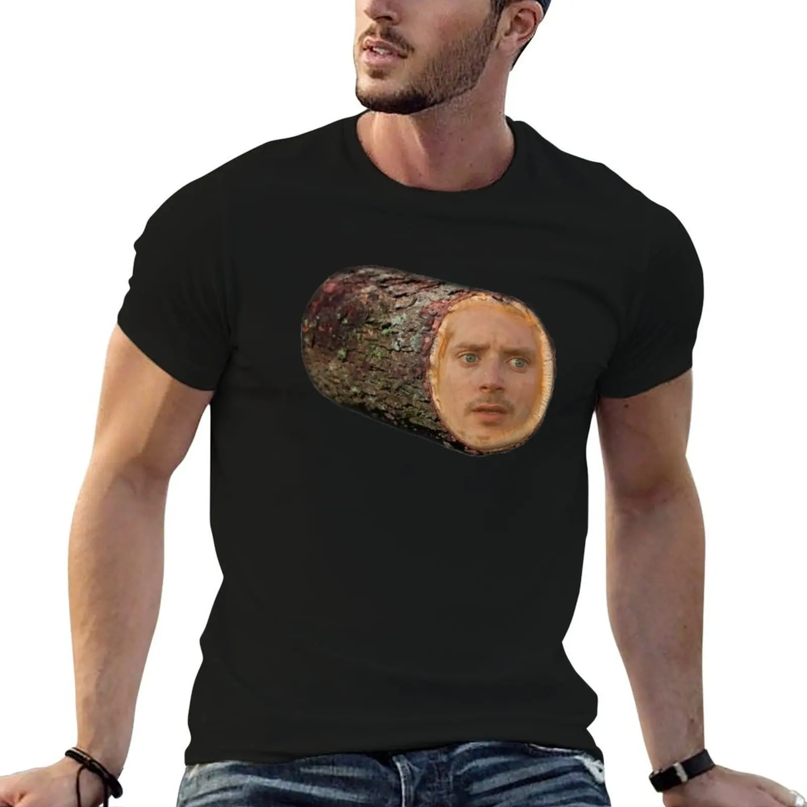 Elijah Wood? Elijah Wood. T-Shirt Comfortable Basic Crew Neck Tee