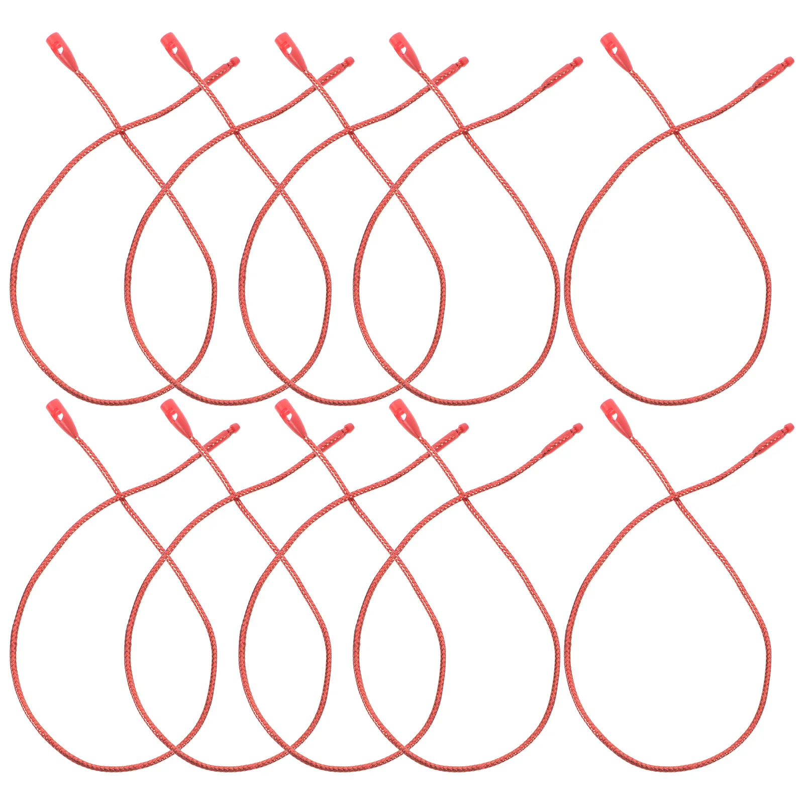 

100Pcs Precut Snap Lock Christmas Ornament Hangers Quick Insert Hanging Ropes for Tree Balls Tags Fasteners Tree Lanyard String