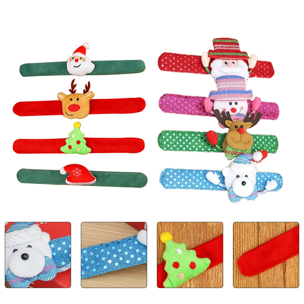 متوهجة بات الدائري سوار أساور خفيفة الوزن صور الدعائم للأطفال هدايا عيد الميلاد #4