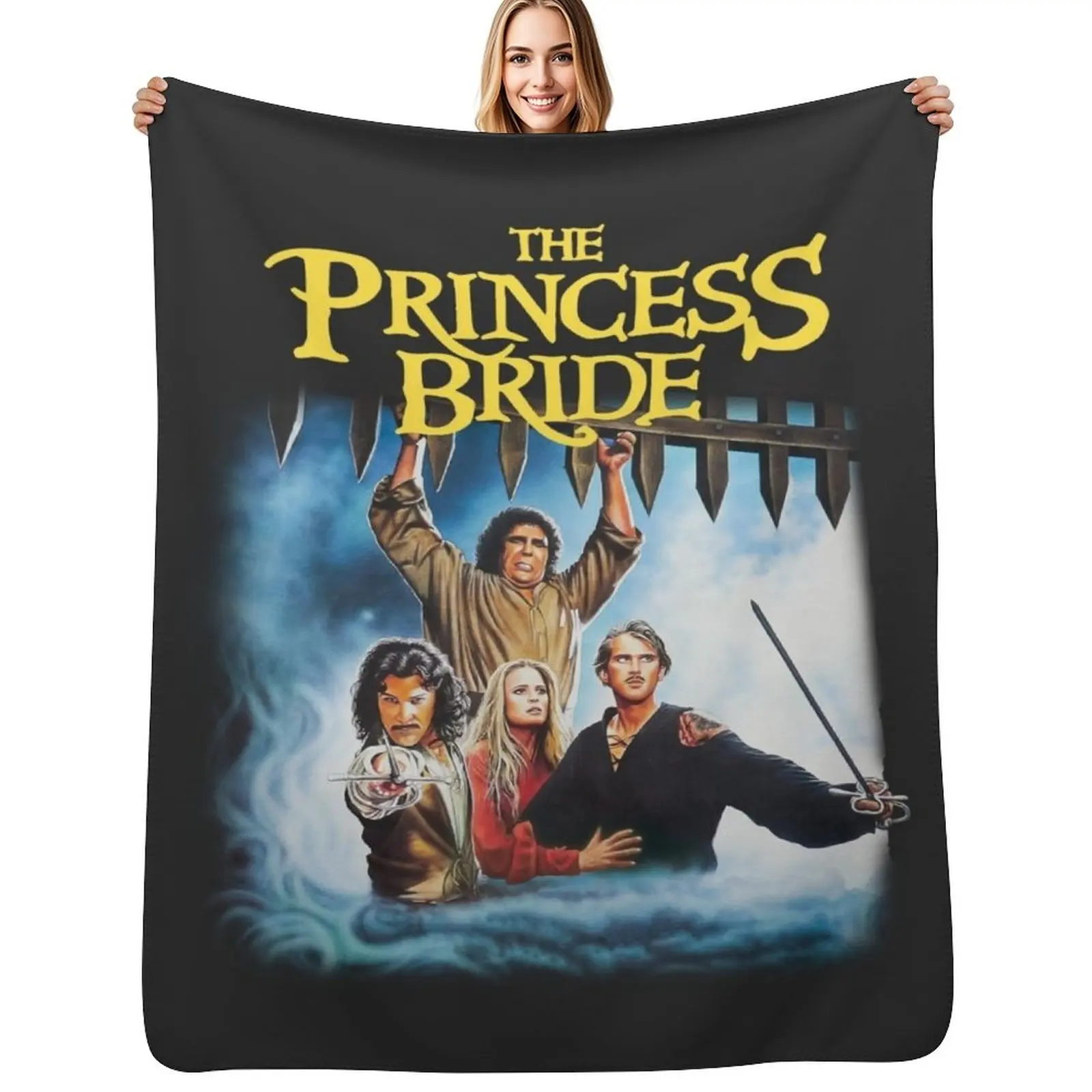 The Princess Bride Vintage Throw Blanket Decorative Beds Retros Picnic Single Sofa Throw Luxury Blankets