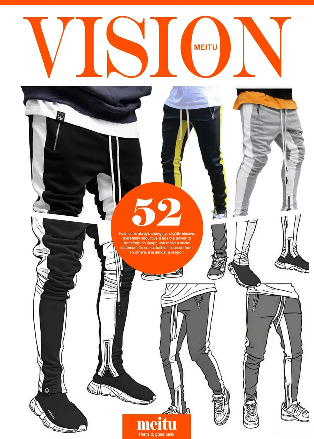 

2025 New Mens Casual Fashion Pants Sportswear Skinny Male Trousers Gyms Tracksuits Bottoms Hip Hop Streetwear Joggers Sweatpants