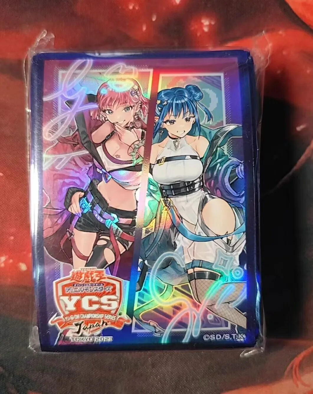 Фото 100 шт. Yugioh KONAMI Duel Monsters YCS Japan Live Twin Ki-sikil Lil-la Официальные коллекционные запечатанные защитные чехлы для карт Duelist Sleeves