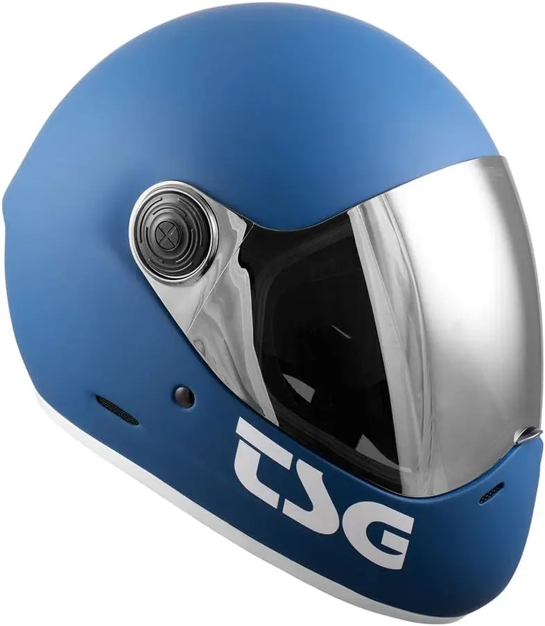 

Pass Pro Full-face Helmet w/Two Visors | Performance Helmet for Downhill Skateboarding, E-Skating, E-Onewheeling, Longboarding |